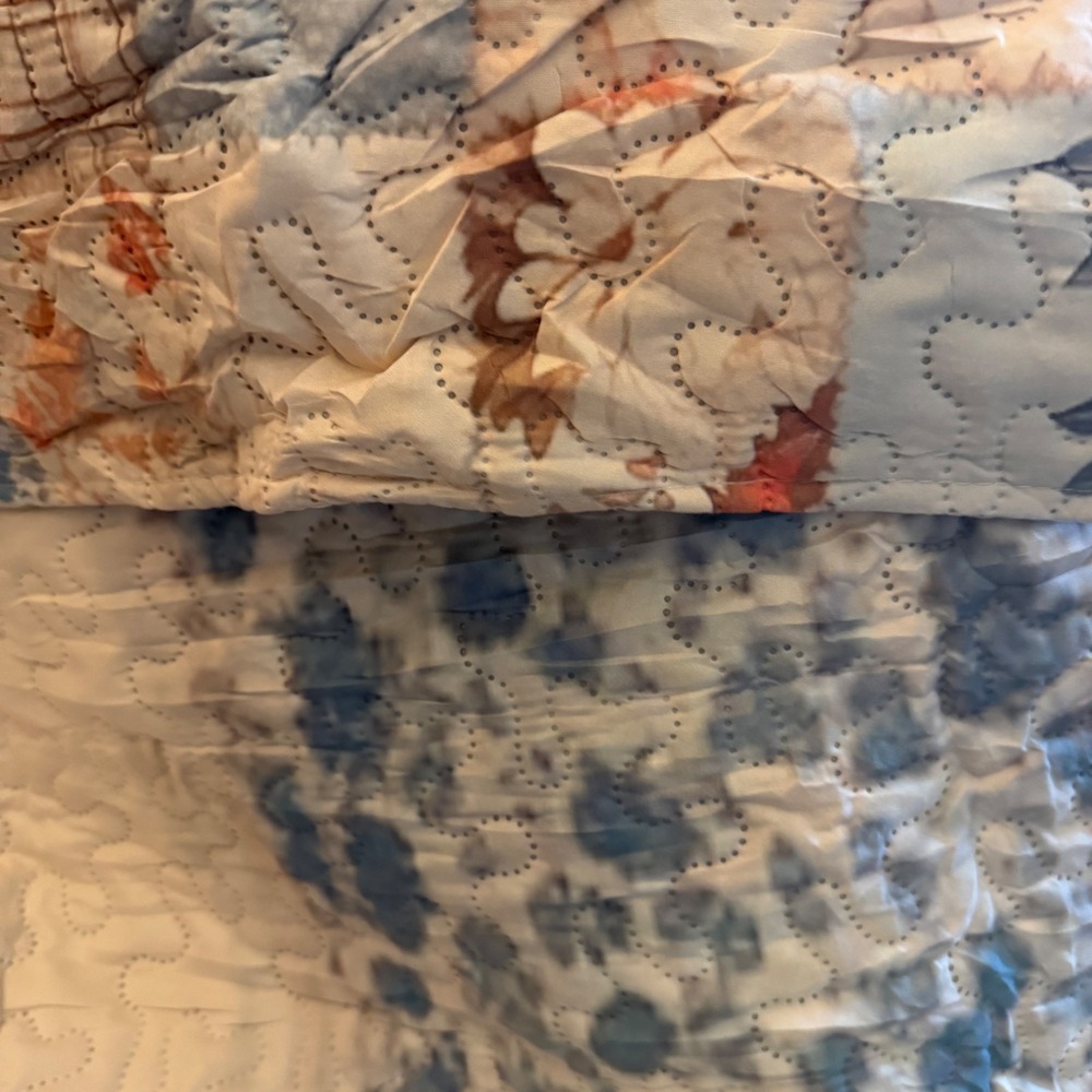 Floral Patchwork Quilt Multi Color Cottagecore Farmhouse Bedding 96" x 108" - Picture 14 of 15